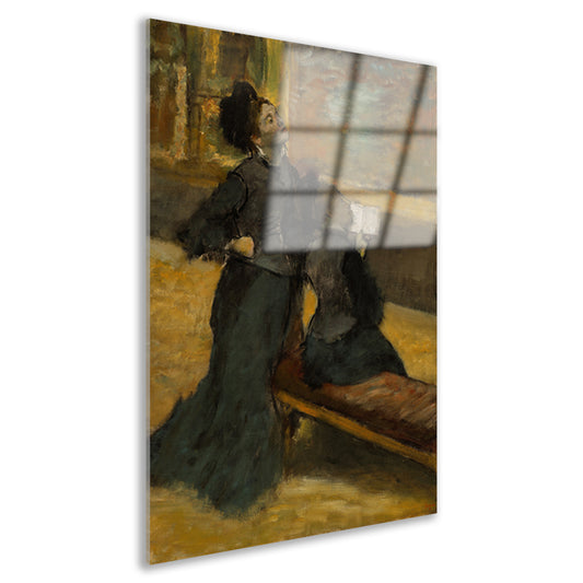 Bezoek aan een museum - Edgar Degas Acrylglas