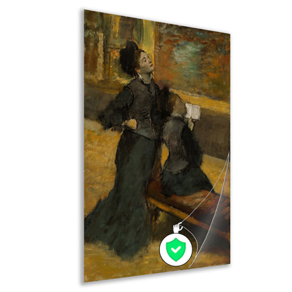 Bezoek aan een museum - Edgar Degas poster