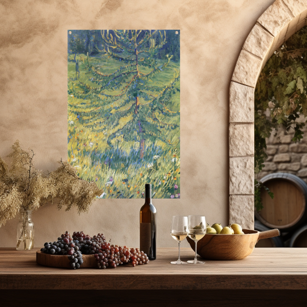 Kleine lariksboom - Franz Marc tuinposter