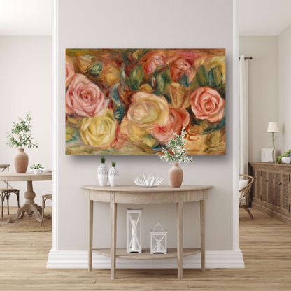 Rozen - Pierre-Auguste Renoir canvas