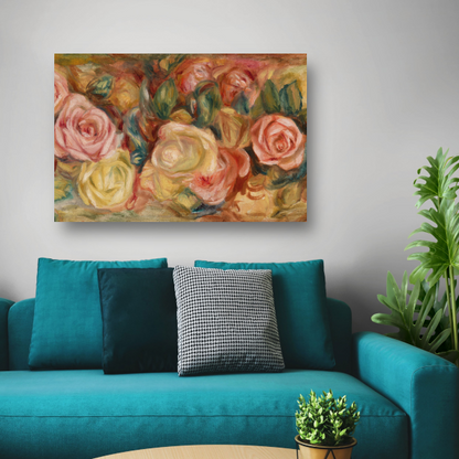 Rozen - Pierre-Auguste Renoir canvas