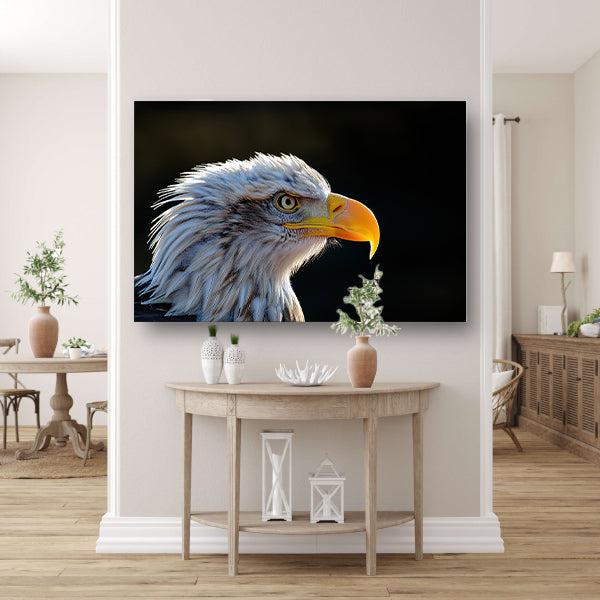 Close-up Amerikaanse Wouw canvas