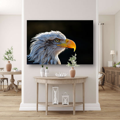 Close-up Amerikaanse Wouw canvas
