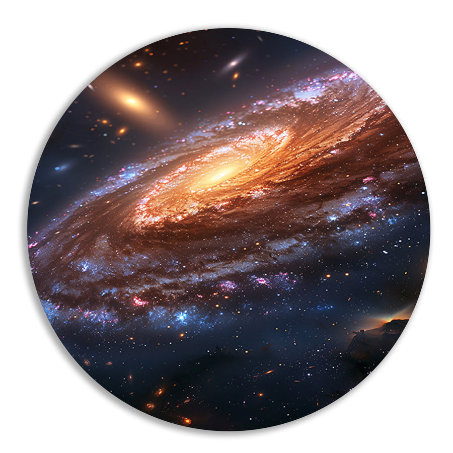 Abstract Melkweg in Kosmische Werveling forex muurcirkel