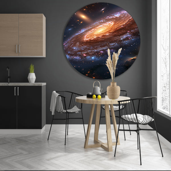Abstract Melkweg in Kosmische Werveling forex muurcirkel