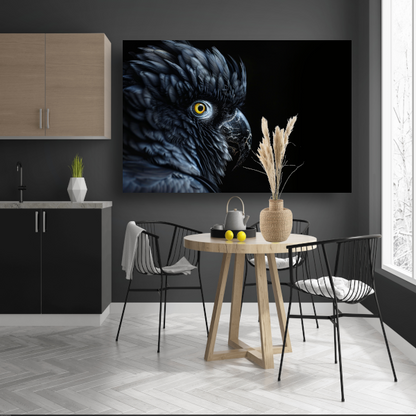 Kaketoe met Penetrerende Gele Ogen poster