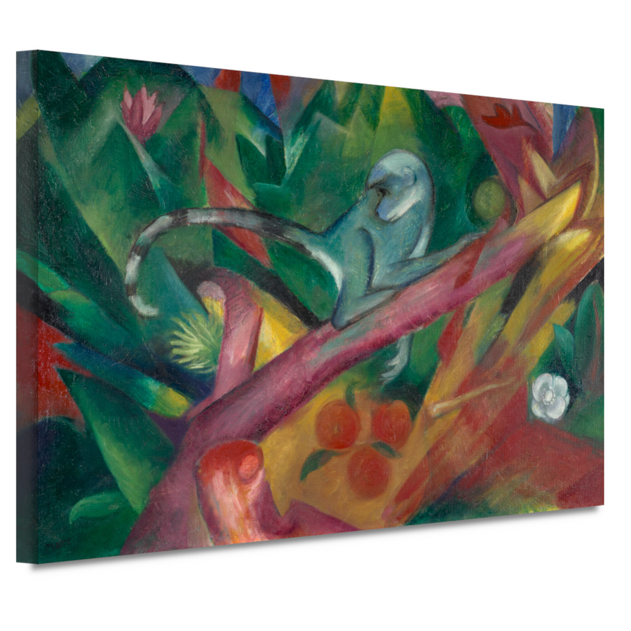 De kleine aap - Franz Marc canvas