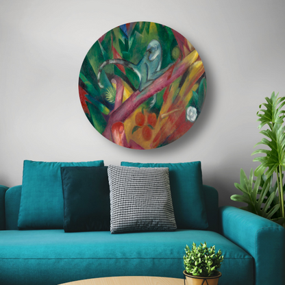 De kleine aap - Franz Marc forex muurcirkel