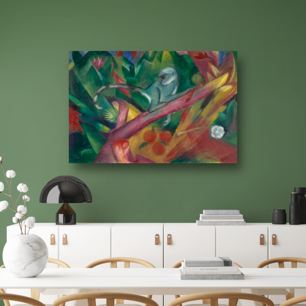 De kleine aap - Franz Marc poster