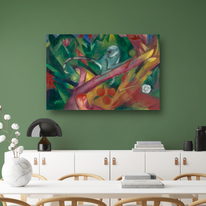 De kleine aap - Franz Marc poster
