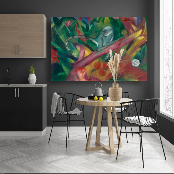 De kleine aap - Franz Marc poster