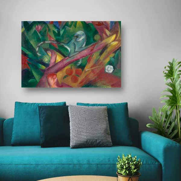 De kleine aap - Franz Marc poster