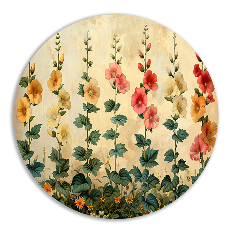Impressionistische Bloemenpracht forex muurcirkel