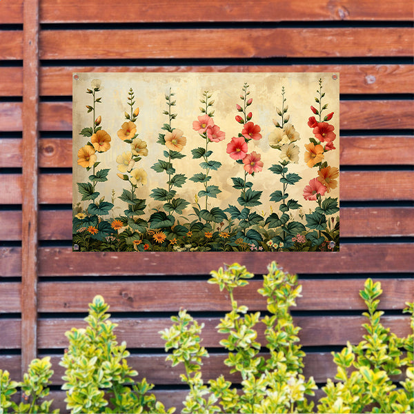Impressionistische Bloemenpracht tuinposter