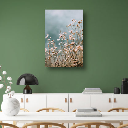 Minimalistische Wilde Bloemen in Zachte Tinten acrylglas