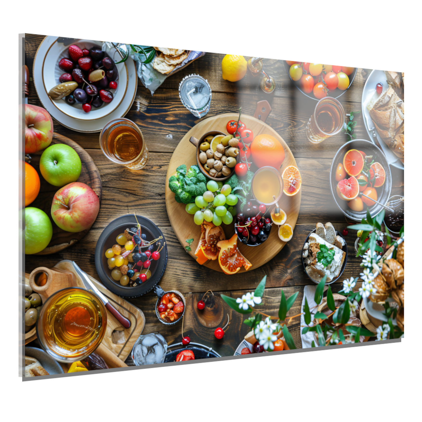 Stilleven met fruit acrylglas