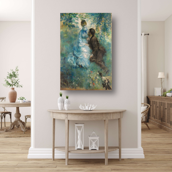 In the Summer - Pierre-Auguste Renoir canvas met baklijst