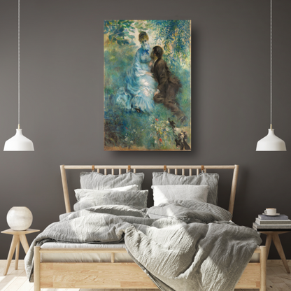 In the Summer - Pierre-Auguste Renoir canvas met baklijst