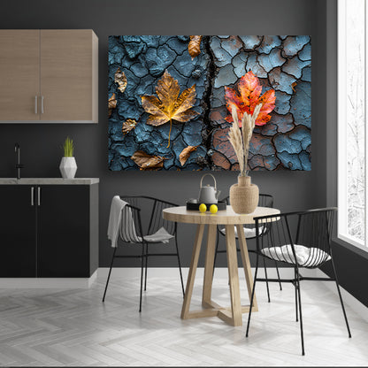 Minimalistisch bladeren canvas