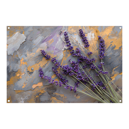 Lavendel in Impressionistische Stijl tuinposter