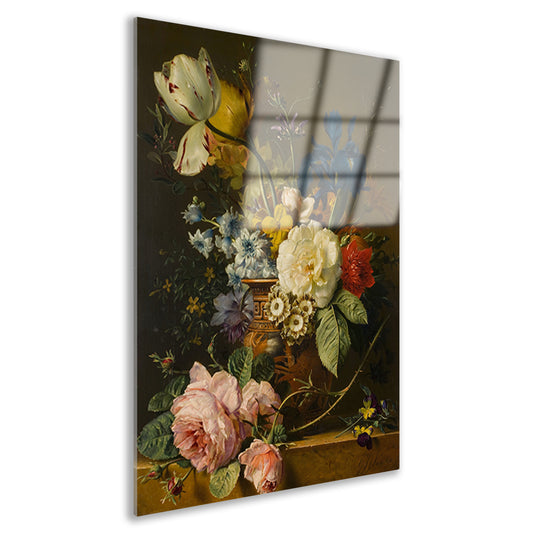 Bloemstilleven - Georgius Jacobus Johannes van Os Acrylglas