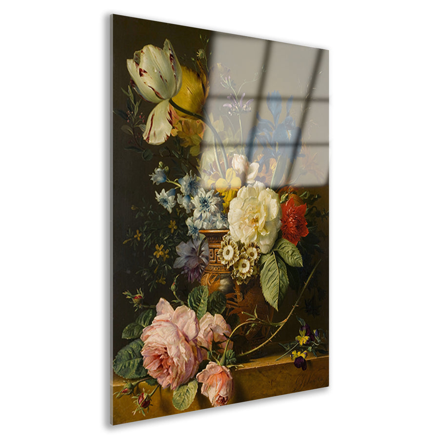 Bloemstilleven - Georgius Jacobus Johannes van Os Acrylglas