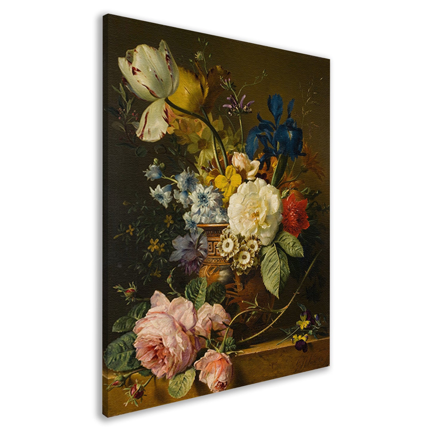 Bloemstilleven - Georgius Jacobus Johannes van Os canvas