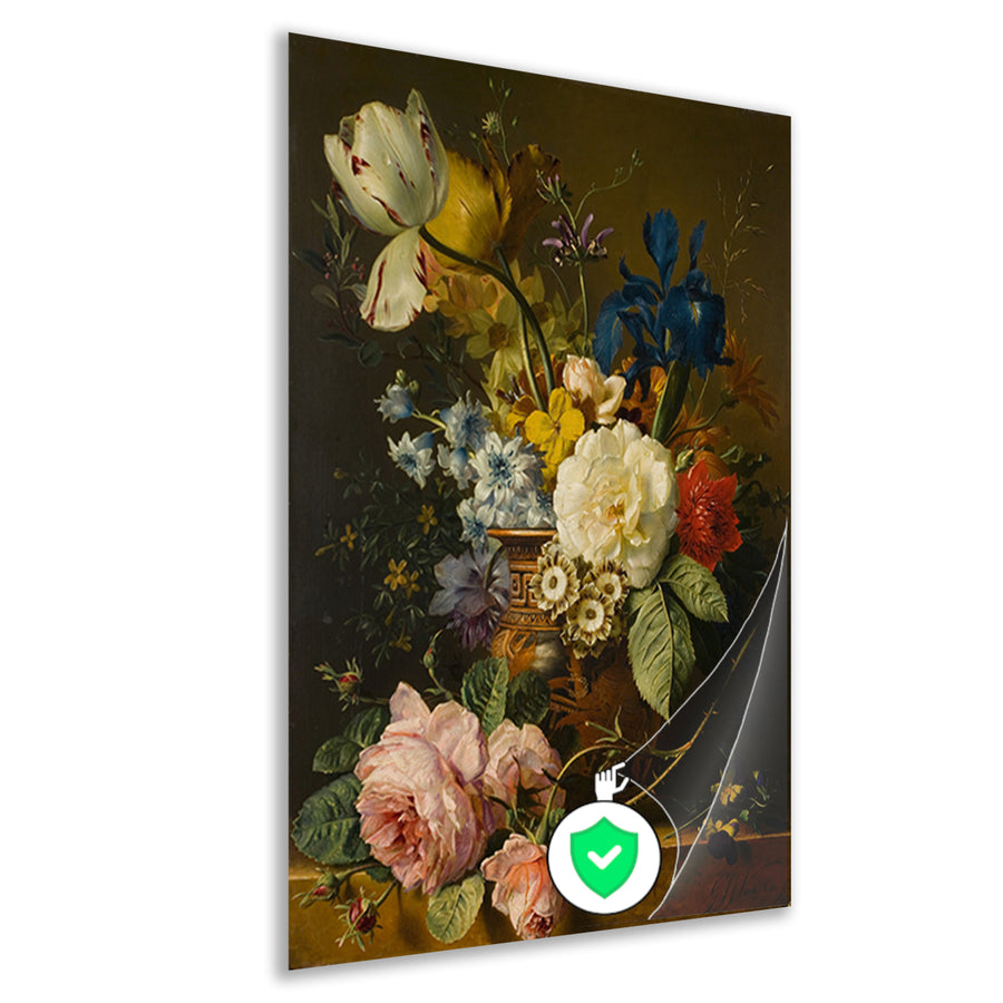 Bloemstilleven - Georgius Jacobus Johannes van Os poster