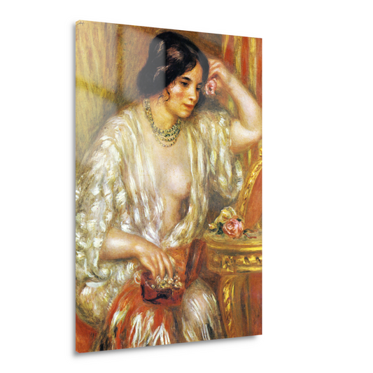 Gabrielle met sieraden - Pierre-Auguste Renoir Acrylglas