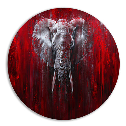 Dynamisch abstract olifant portret kunstwerk forex muurcirkel