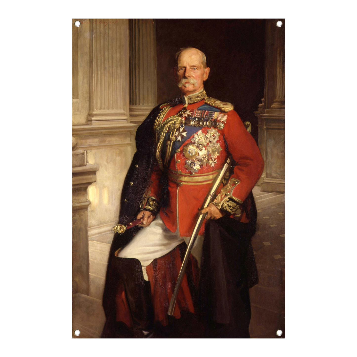 Frederick Sleigh Roberts, 1st Earl Roberts - John Singer Sargent tuinposter