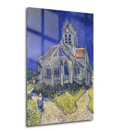 De kerk van Auvers - Vincent van Gogh Acrylglas