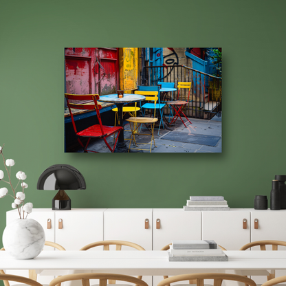 Minimalistisch Tuinmeubilair canvas met baklijst