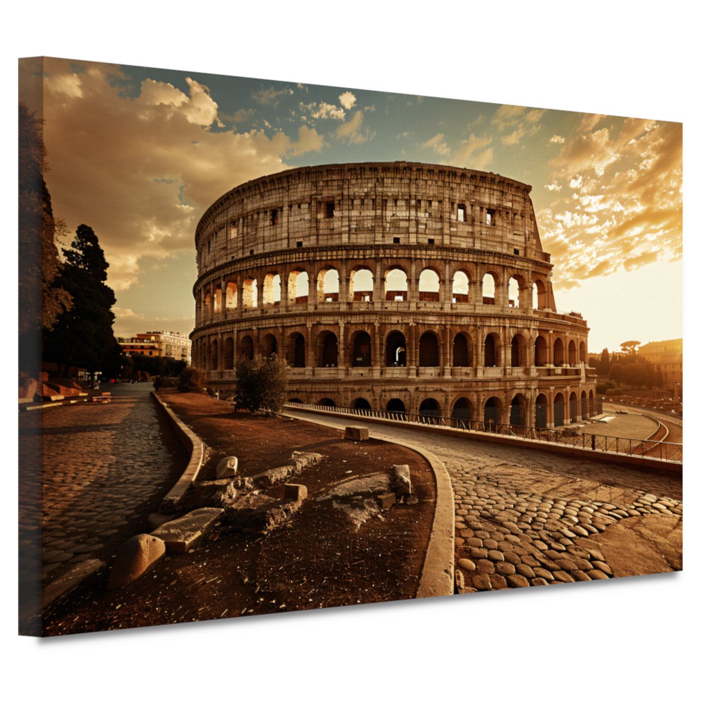 Colosseum Zonsondergang Rome canvas