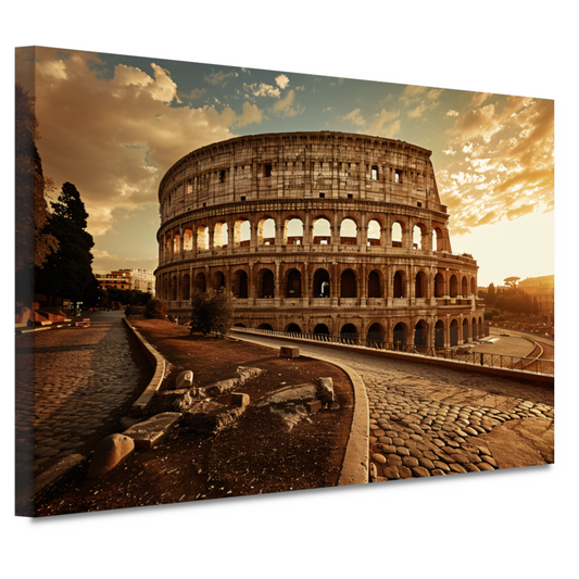 Colosseum Zonsondergang Rome canvas