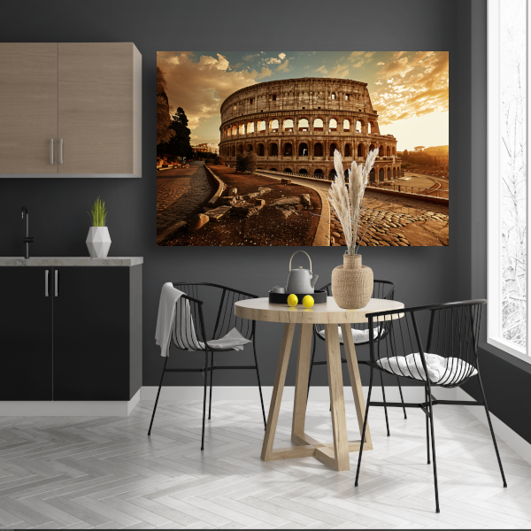 Colosseum Zonsondergang Rome canvas