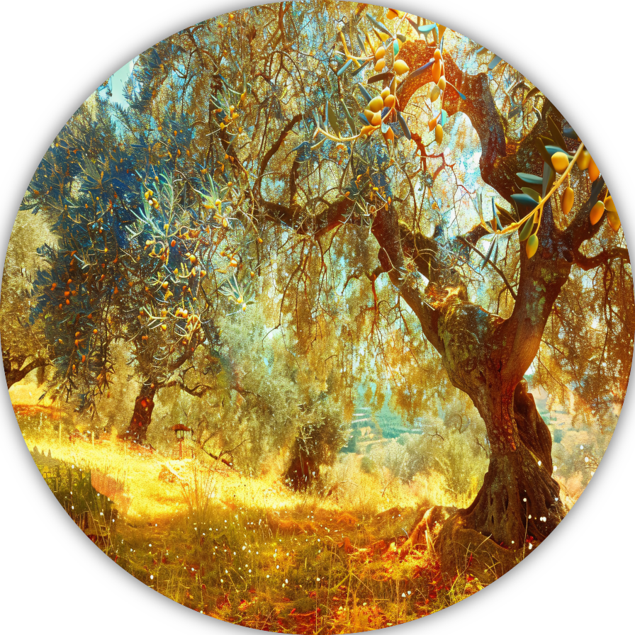 Impressionistisch Boslandschap forex muurcirkel