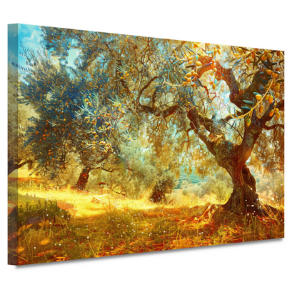 Impressionistisch Boslandschap canvas