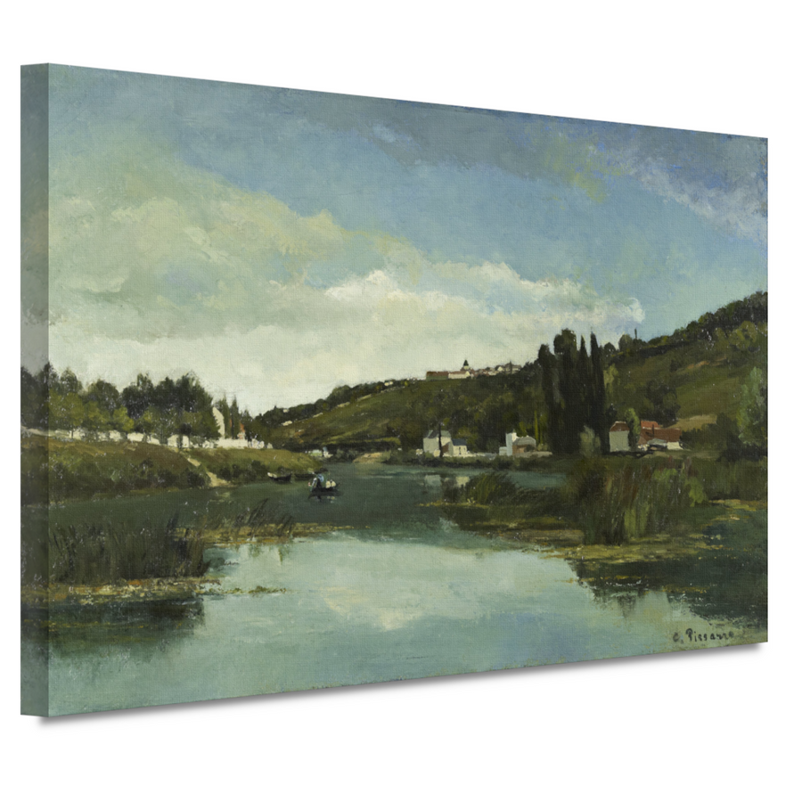 De Marne bij Chennevières - Camille Pissarro canvas