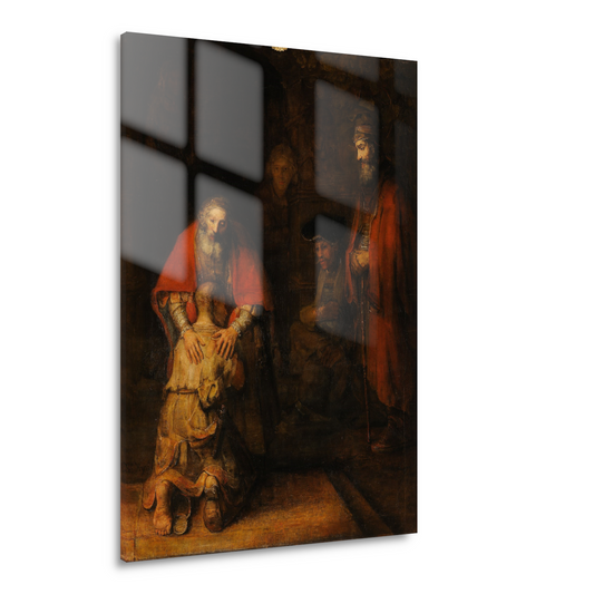 De terugkeer van de verloren zoon - Rembrandt van Rijn Acrylglas