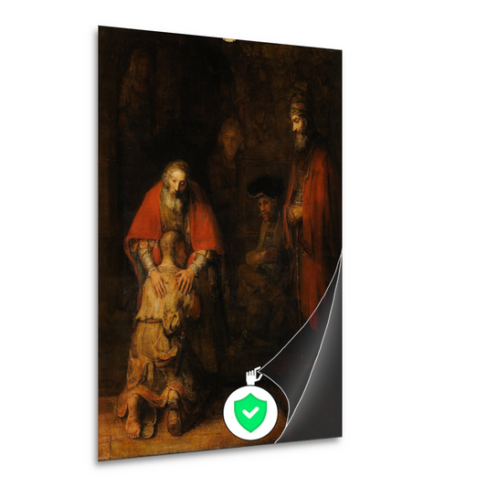 De terugkeer van de verloren zoon - Rembrandt van Rijn poster