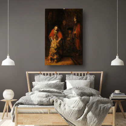 De terugkeer van de verloren zoon - Rembrandt van Rijn poster