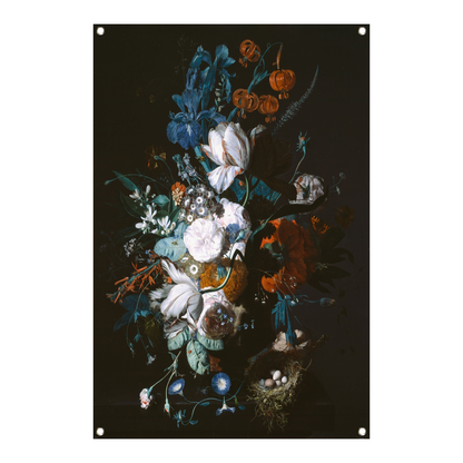 Vaas met bloemen - Jan Davidsz de Heem tuinposter