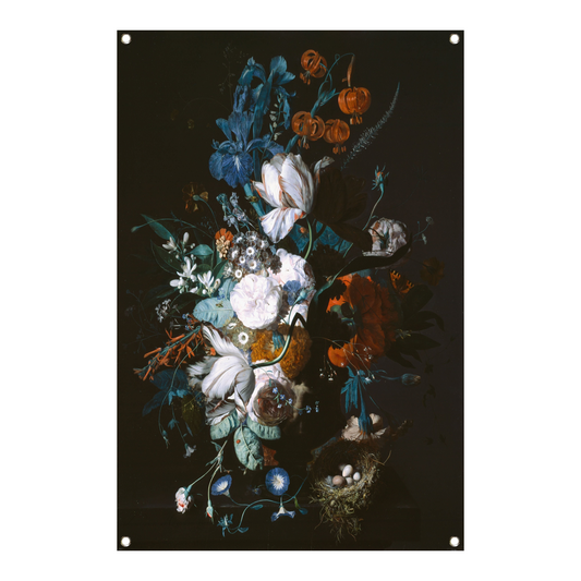 Vaas met bloemen - Jan Davidsz de Heem tuinposter