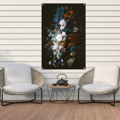 Vaas met bloemen - Jan Davidsz de Heem tuinposter