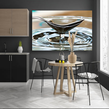 Minimalistisch Glas Water canvas
