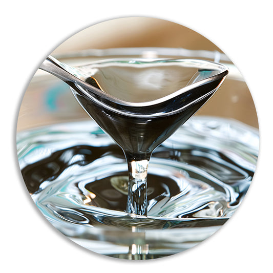 Minimalistisch Glas Water forex muurcirkel