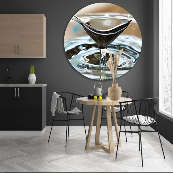 Minimalistisch Glas Water forex muurcirkel