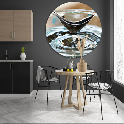 Minimalistisch Glas Water forex muurcirkel