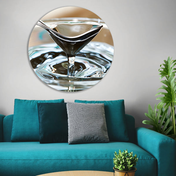 Minimalistisch Glas Water forex muurcirkel